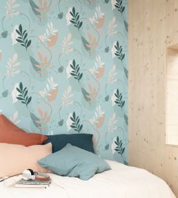 Be Yourself Wallpaper by Caselio Bleu Vert