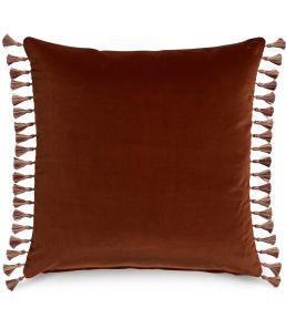 Beauchamp Velvet Cushion 55 x 55cm by James Hare Tobasco