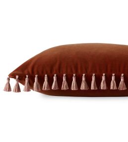 Beauchamp Velvet Cushion 55 x 55cm by James Hare Tobasco