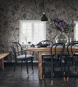 Belinda Wallpaper by Sandberg Misty Blue