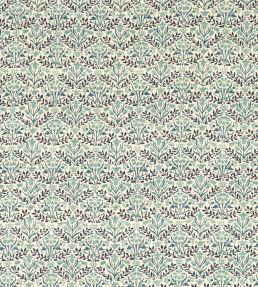 Bellflowers Fabric by Morris & Co Indigo/Seagreen