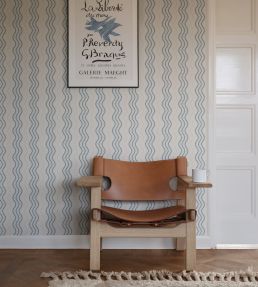 Ben Wallpaper by Sandberg Light Blue