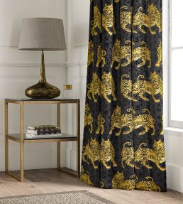Bengal Fabric by Warner House Noir