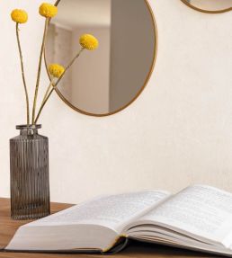Benton Uni Metallic Wallpaper by Caselio Beige nacre