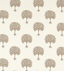 Bergamot Fabric by Clarke & Clarke Multi/Linen