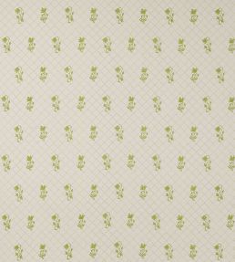 Berkeley Sprig Fabric by Colefax and Fowler Lime Green