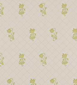 Berkeley Sprig Wallpaper by Colefax and Fowler Lime