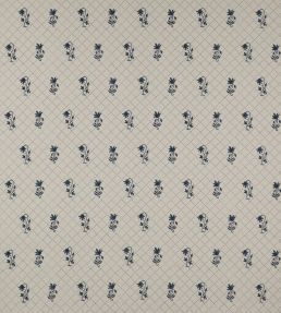Berkeley Sprig Fabric by Colefax and Fowler Navy Blue