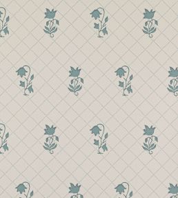 Berkeley Sprig Wallpaper by Colefax and Fowler Teal