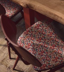 Betsy Flora Fabric by Liberty Red Lac