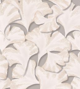 Biloba Wallpaper by Casadeco Taupe