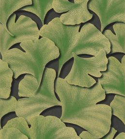 Biloba Wallpaper by Casadeco Vert Chlorophylle