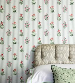 Bindi Flower Wallpaper by Dado 01 Powder Blue
