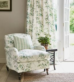 Birch Stripe Fabric by Colefax and Fowler Blue