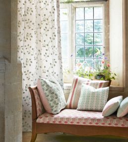 Birch Stripe Fabric by Colefax and Fowler Blue