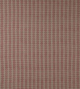 Birch Stripe Fabric by Colefax and Fowler Red