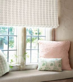 Birch Stripe Fabric by Colefax and Fowler Silver