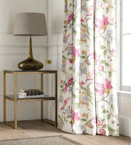 Bird Of Paradise Fabric in Raspberry by Warner House | Jane Clayton