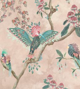 Birds In Paradise Wallpaper by Brand McKenzie Plaster