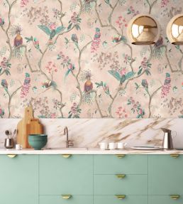Birds In Paradise Wallpaper by Brand McKenzie Plaster