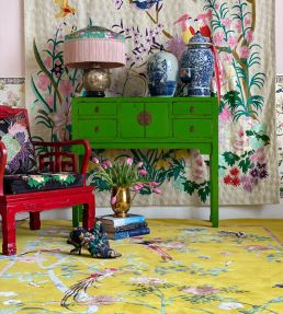 Wendy Morrison Birdsong rug Yellow WM-5060410392367 Yellow