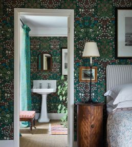 Blackthorn Wallpaper by Morris & Co Autumn