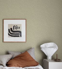 Bladverk Wallpaper by Sandberg Green