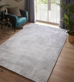 Clarke & Clarke Blaize rug Silver CCBL-SI-120170 Silver