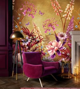 Blooms of Midas Mural by Avalana Gold