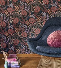 Bloomsbury Wallpaper by Casadeco Rouille
