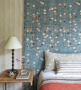 Blossom Wallpaper by Lewis & Wood Coral Sea