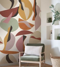 Bons Baisers Mural by Casadeco Macaron