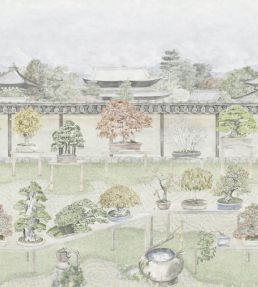 Bonsai Garden Mural by Cole & Son Powder