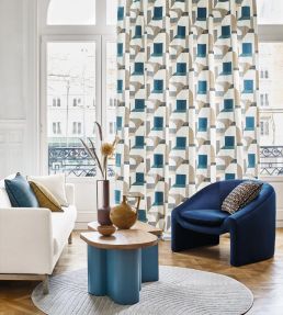 Boomerang Fabric by Camengo Safran