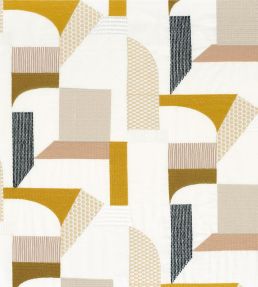 Boomerang Fabric by Camengo Safran