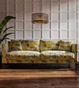 Botanica Fabric by Warwick Mustard