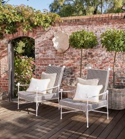 Boulevard Stripe Fabric by Madeaux 01 Marine