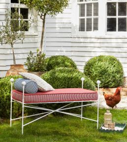 Boulevard Stripe Fabric by Madeaux 01 Marine