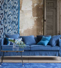 Brera Lino Fabric by Designers Guild Terracotta