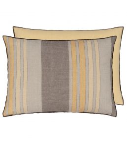 Brera Striato Cushion 60 x 45cm by Designers Guild Maize