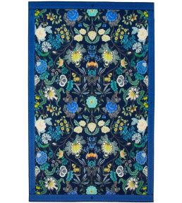 Designers Guild Brocart Decoratif rug Indigo RUGDG0872 Indigo