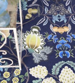 Designers Guild Brocart Decoratif rug Indigo RUGDG0872 Indigo
