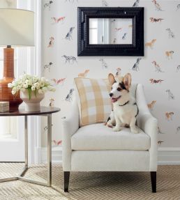 Buddy Wallpaper by Anna French Robin's Egg