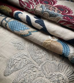 Burford Embroidery Fabric by GP & J Baker Blue