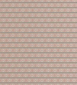 Burford Stripe Fabric by GP & J Baker Coral/Aqua
