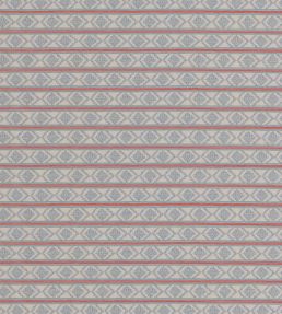 Burford Stripe Fabric by GP & J Baker Red/Blue