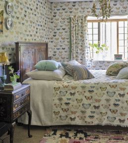 Butterfly Studies Wallpaper by Designers Guild Parchment