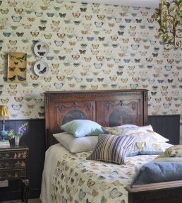 Butterfly Studies Wallpaper by Designers Guild Parchment