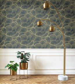 Cabaret Wallpaper by Casadeco Vert Kaki