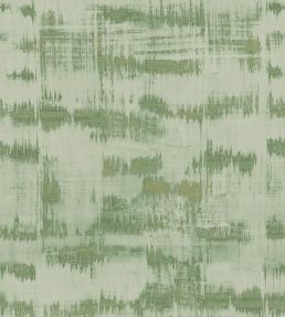 Cabin Vinyl Wallpaper by Christopher Farr Cloth Fennel